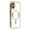  iPhone 17 Skal MagSafe Electroplated TPU Guld - Teknikhallen.se