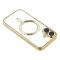  iPhone 17 Skal MagSafe Electroplated TPU Guld - Teknikhallen.se