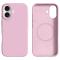  iPhone 17 Skal MagSafe Liquid Silikon Rosa - Teknikhallen.se