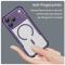  iPhone 17 Pro Max Skal MagSafe Kolfiber Textur Lila - Teknikhallen.se