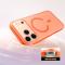  iPhone 17 Pro Skal MagSafe Skin Feel Frosted Orange - Teknikhallen.se