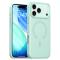  iPhone 17 Pro Max Skal MagSafe Skin Feel Frosted Grön - Teknikhallen.se