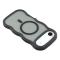  iPhone 17 Air Skal MagSafe Wavy Matt Svart - Teknikhallen.se
