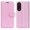 OnePlus Nord 5 5G Fodral Litchi Läder Ljus Rosa - Teknikhallen.se
