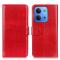  Xiaomi Redmi 15C Fodral Crazy Horse Läder Röd - Teknikhallen.se