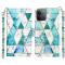  Xiaomi Redmi 15C Fodral Med Tryck Grön Marmor - Teknikhallen.se