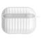  AirPods Pro 3 Skal Hybrid Shell Texture Vit - Teknikhallen.se