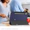  Lenovo Idea Tab Pro Fodral Tri-Fold Läder Mörk Blå - Teknikhallen.se