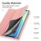 DUX DUCIS DUX DUCIS Galaxy Tab S10 FE Plus Fodral DOMO Tri-Fold Rosa - Teknikhallen.se