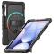  Galaxy Tab S10 FE Plus Skal 360 Shockproof Hybrid Kickstand Svart - Teknikhallen.se