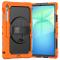  Galaxy Tab S10 FE Plus Skal 360 Shockproof Hybrid Kickstand Orange - Teknikhallen.se