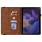 Samsung Galaxy Tab A11 / A9 Fodral Butterfly Flower Brun - Teknikhallen.se