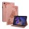  Samsung Galaxy Tab A11 Plus Fodral Butterfly Flower Rosa - Teknikhallen.se
