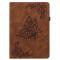  Samsung Galaxy Tab A11 Plus Fodral Butterfly Flower Brun - Teknikhallen.se
