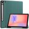 Samsung Galaxy Tab S10 Lite Fodral Tri-Fold Pennhållare Grön - Teknikhallen.se