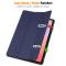  Samsung Galaxy Tab S10 Lite Fodral Tri-Fold Pennhållare Mörk Blå - Teknikhallen.se