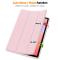  Samsung Galaxy Tab S10 Lite Fodral Tri-Fold Pennhållare Rosa - Teknikhallen.se