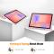  Samsung Galaxy Tab S10 Lite Fodral Tri-Fold Pennhållare Rosa - Teknikhallen.se