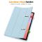  Samsung Galaxy Tab S10 Lite Fodral Tri-Fold Pennhållare Blå - Teknikhallen.se