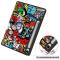  Samsung Galaxy Tab S10 Lite Fodral Tri-Fold Graffiti - Teknikhallen.se