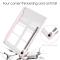  Samsung Galaxy Tab S10 Lite Fodral Tri-Fold Hybrid Rosa - Teknikhallen.se
