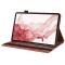  Galaxy Tab S11/S10 Lite/S10 FE/S9/S9 FE/S8/S7 Fodral Läder Brun - Teknikhallen.se