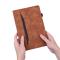  Galaxy Tab S11/S10 Lite/S10 FE/S9/S9 FE/S8/S7 Fodral Läder Brun - Teknikhallen.se