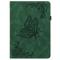  Samsung Galaxy Tab S11 Fodral Butterfly Flower Grön - Teknikhallen.se