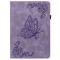  Samsung Galaxy Tab S11 Fodral Butterfly Flower Lila - Teknikhallen.se