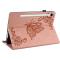  Samsung Galaxy Tab S11 Fodral Butterfly Flower Rosa - Teknikhallen.se