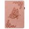  Samsung Galaxy Tab S11 Fodral Butterfly Flower Rosa - Teknikhallen.se