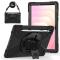  Samsung Galaxy Tab S11 Skal Shockproof Hybrid Kickstand Svart - Teknikhallen.se