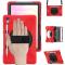  Samsung Galaxy Tab S11 Skal Shockproof Hybrid Kickstand Röd - Teknikhallen.se