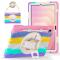 Samsung Galaxy Tab S11 Skal Shockproof Hybrid Kickstand Rainbow - Teknikhallen.se