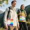  Samsung Galaxy Tab S11 Skal Shockproof Hybrid Kickstand Rainbow - Teknikhallen.se