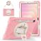  Samsung Galaxy Tab S11 Skal Shockproof Hybrid Kickstand Rosa - Teknikhallen.se
