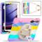  Galaxy Tab S10 Lite/S10 FE/S9 FE/S9/S8/S7 Skal 360° Hybrid Rainbow - Teknikhallen.se