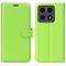  Xiaomi 15T Fodral Litchi Läder Grön - Teknikhallen.se