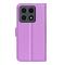  Xiaomi 15T Fodral Litchi Läder Lila - Teknikhallen.se
