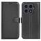  Xiaomi 15T Pro Fodral Litchi Läder Svart - Teknikhallen.se