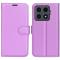  Xiaomi 15T Pro Fodral Litchi Läder Lila - Teknikhallen.se