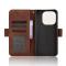  Xiaomi 15T Fodral Med Avtagbart Kortfack Brun - Teknikhallen.se
