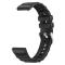  Klockarmband 18 mm Quick Release Wave Silikon Svart - Teknikhallen.se