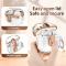  Samsung Galaxy Buds 3/3 Pro Skal Hybrid Transparent/Rosa - Teknikhallen.se