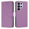  Samsung Galaxy S26 Ultra Fodral Solid Läder Lila - Teknikhallen.se