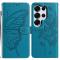  Samsung Galaxy S26 Ultra Fodral Fjäril Tryck Blå - Teknikhallen.se