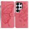  Samsung Galaxy S26 Ultra Fodral Fjäril Tryck Rosa - Teknikhallen.se