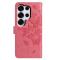  Samsung Galaxy S26 Ultra Fodral Fjäril Tryck Rosa - Teknikhallen.se