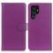  Samsung Galaxy S26 Ultra Fodral Litchi Läder Lila - Teknikhallen.se