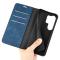  Samsung Galaxy S26 Ultra Fodral Flip Skin Touch Läder Blå - Teknikhallen.se